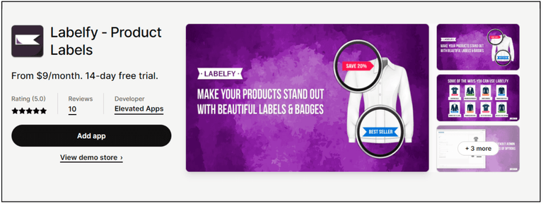 Labelfy Product Labels
