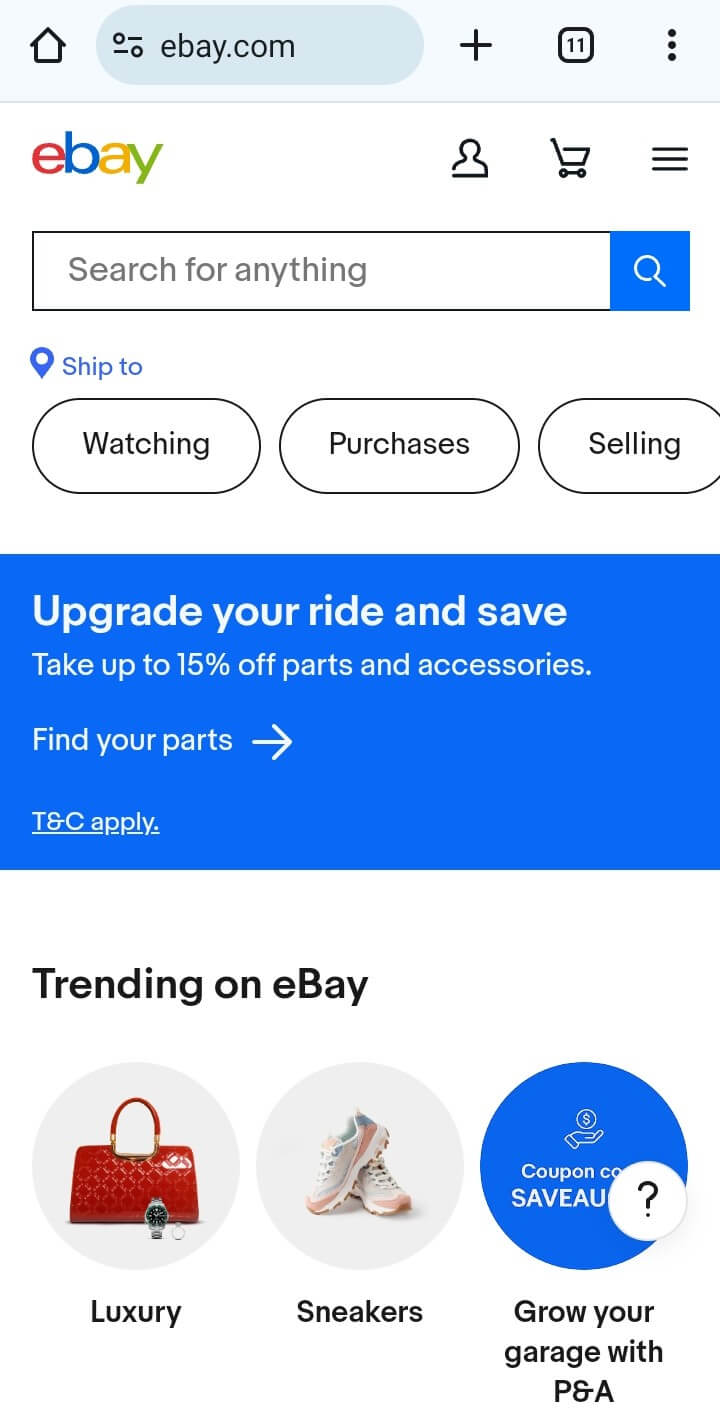 ebay-mobile-optimisation