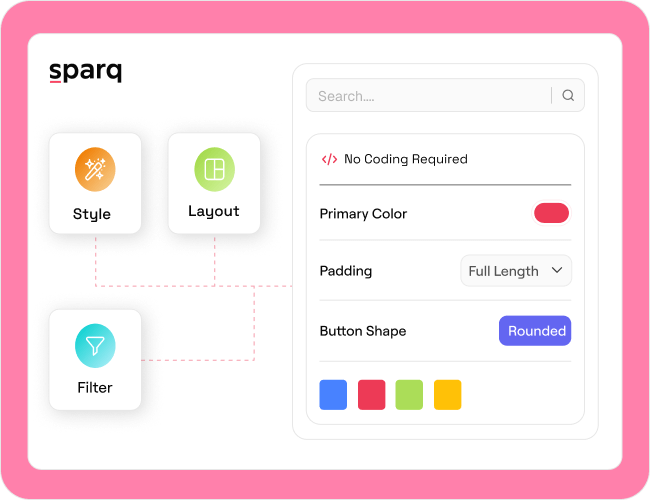 Powerful search, zero developer dependency